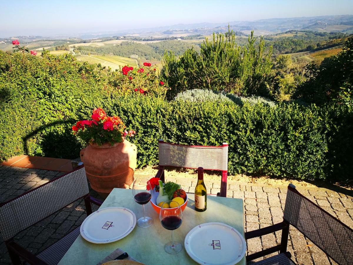 Castello Di Fulignano Soarzio Panoramic Apartment San Gimignano Luaran gambar